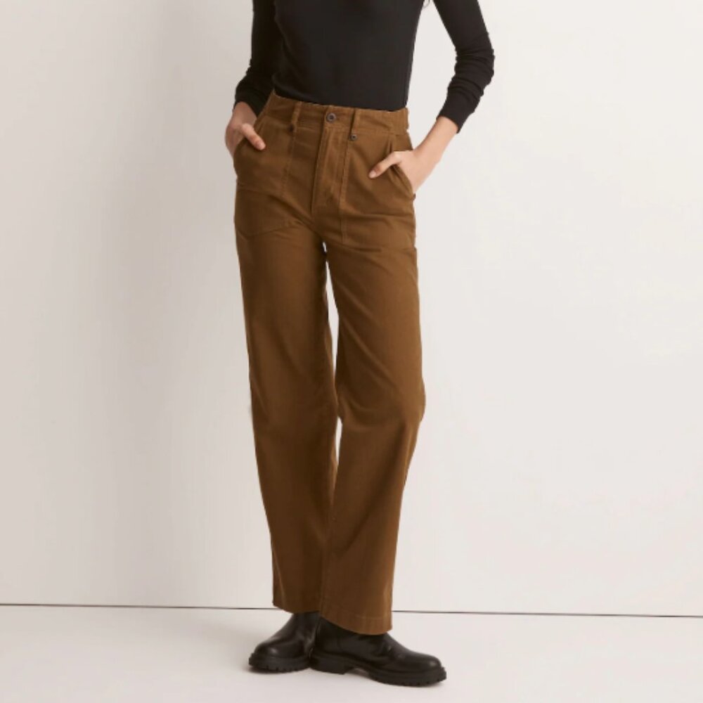 Madewell Petite Perfect Vintage Wide-Leg Pant: Utility Edition 25P